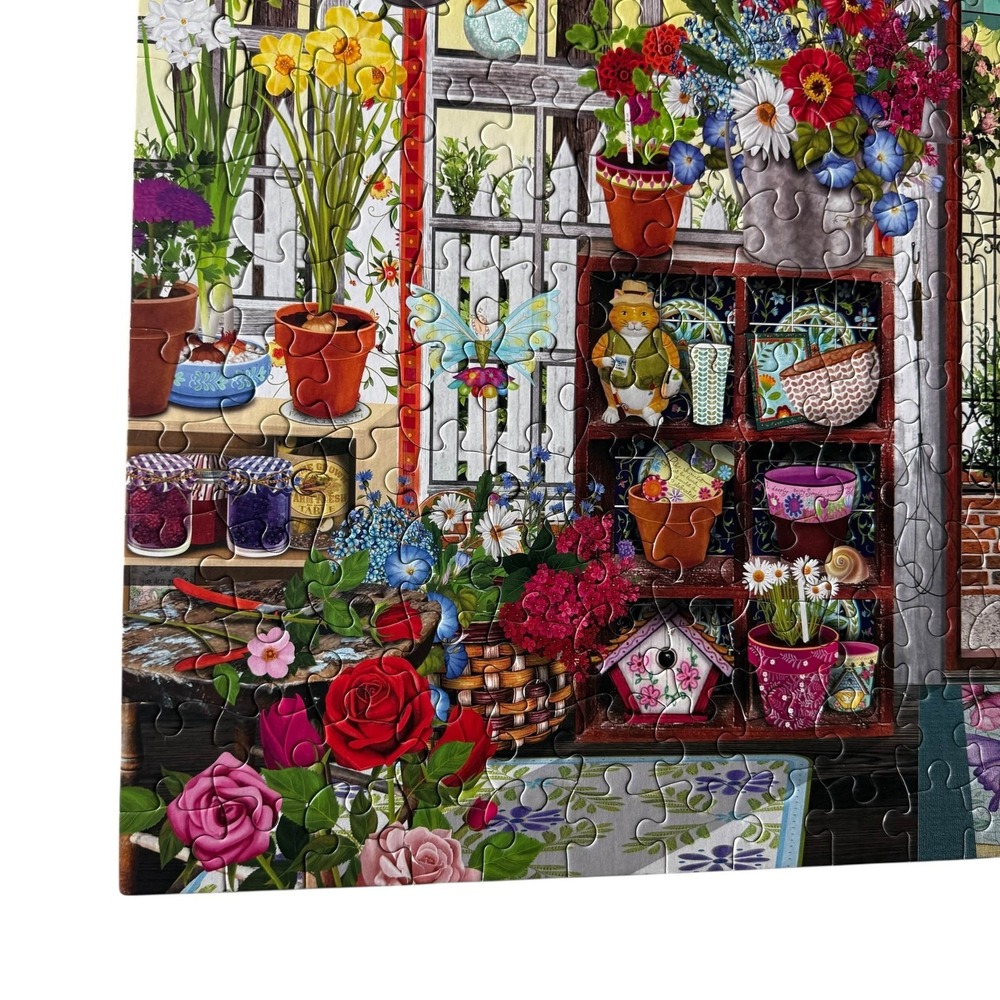 Ceaco Flower Shop Tracy Flickinger 300 Pieces Puzzle Complete - Picture 6 of 8